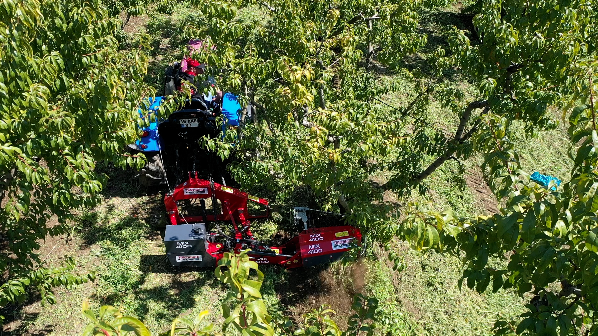 Duyargalı ara çapalama makinası Mıx-4100