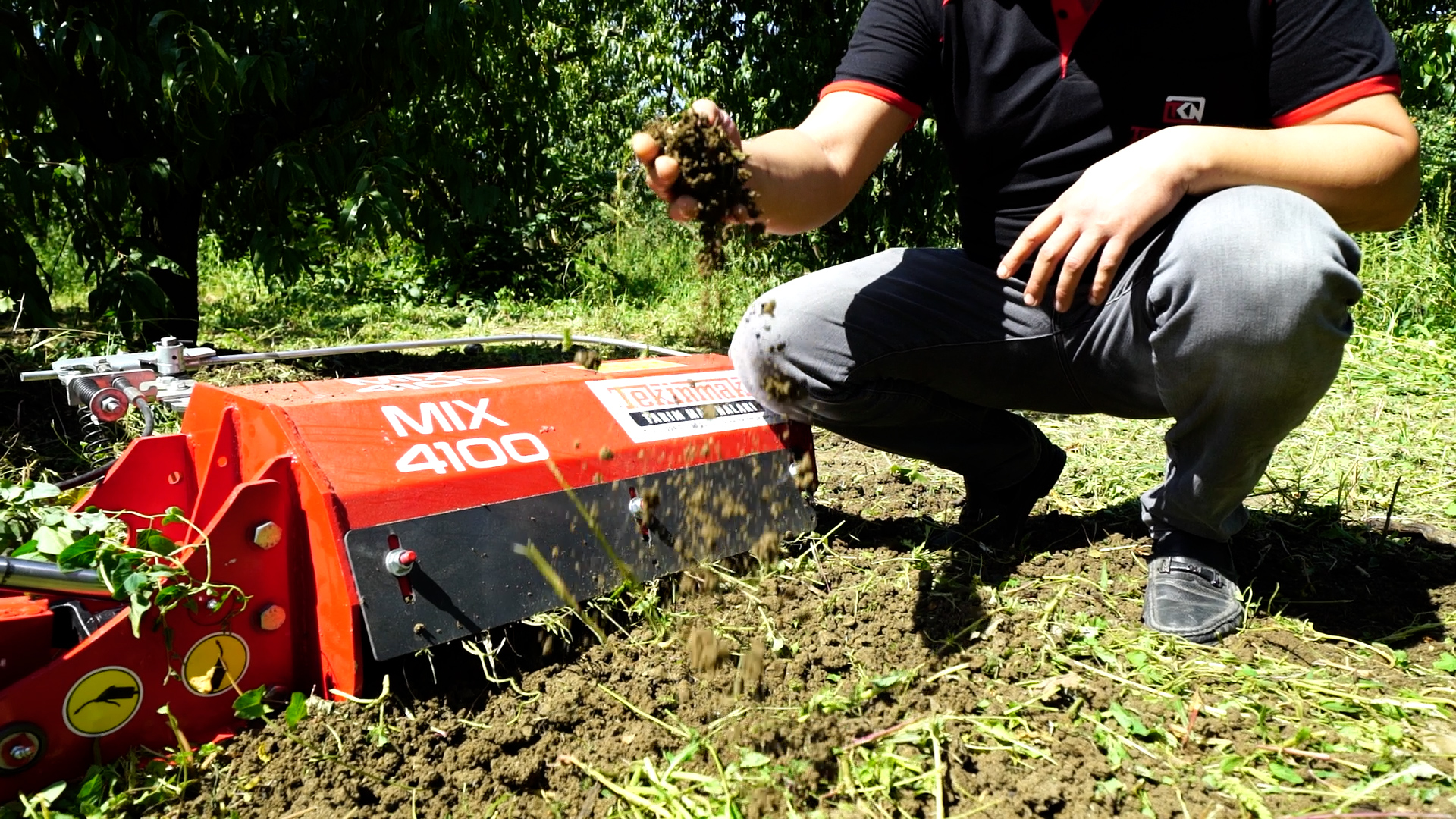 Duyargalı ara çapalama makinası Mıx-4100